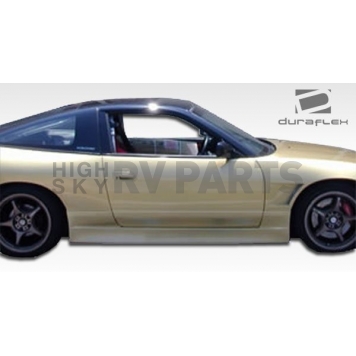 Extreme Dimensions Side Skirt - Primered Fiberglass Reinforced Plastic Black Set of 2 - 100870-3