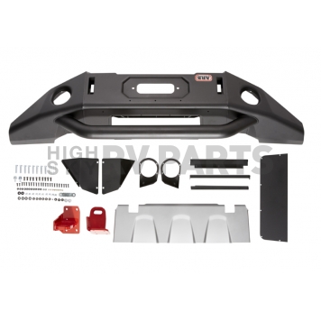 ARB Bumper Steel Powder Coated Deluxe Bar Black 1-Piece - 3450460