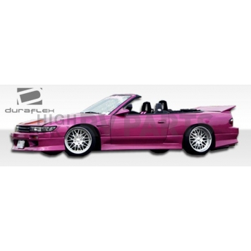 Extreme Dimensions Side Skirt - Primered Fiberglass Reinforced Plastic Black Set of 2 - 100887-2