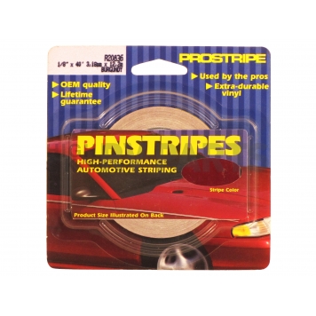 Trimbrite Pinstripe Tape - Single Solid Stripe Vinyl Burgundy - R20836-1
