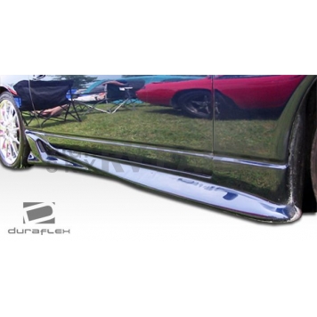 Extreme Dimensions Side Skirt - Primered Fiberglass Reinforced Plastic Black Set of 2 - 100974-2