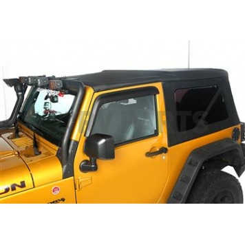 Rugged Ridge Soft Top - Black Standard Top Sailcloth Fabric - 1373701