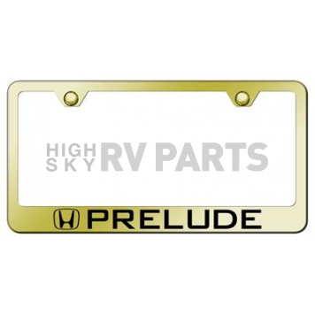 Automotive Gold License Plate Frame - Gold Stainless Steel - LFPREEG