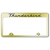 Automotive Gold License Plate Frame - Gold Stainless Steel - RFTHUEG
