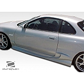 Extreme Dimensions Side Skirt - Primered Fiberglass Reinforced Plastic Black Set of 2 - 100988