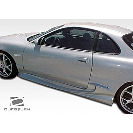Extreme Dimensions Side Skirt - Primered Fiberglass Reinforced Plastic Black Set of 2 - 100988