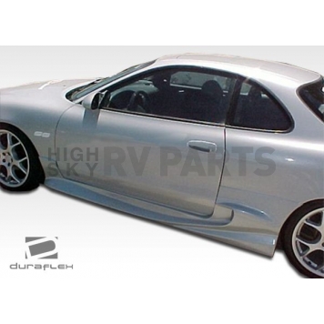 Extreme Dimensions Side Skirt - Primered Fiberglass Reinforced Plastic Black Set of 2 - 100988