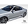 Extreme Dimensions Side Skirt - Primered Fiberglass Reinforced Plastic Black Set of 2 - 100988
