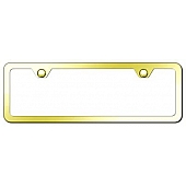 Automotive Gold License Plate Frame - Gold ABS Plastic - SP451GM