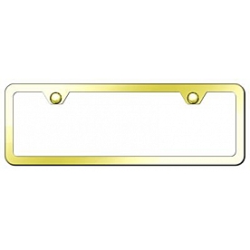 Automotive Gold License Plate Frame - Gold ABS Plastic - SP451GM