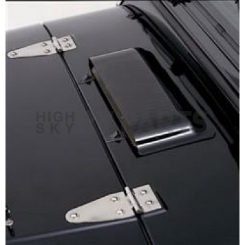 Rampage Hood Scoop - Matte Acrylic Dark Smoke - 5305