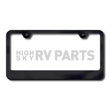 Automotive Gold License Plate Frame - Black ABS Plastic - SP462B