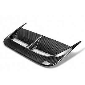 Seibon Carbon Hood Scoop - Double Vented Gloss Black - 5370
