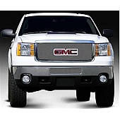 T-Rex Truck Products Grille Insert - Mesh Rectangular Triple Chrome Plated Stainless Steel - 44210