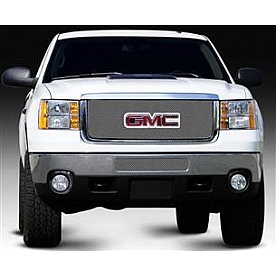 T-Rex Truck Products Grille Insert - Mesh Rectangular Triple Chrome Plated Stainless Steel - 44210