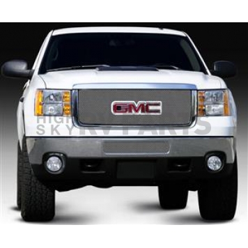 T-Rex Truck Products Grille Insert - Mesh Rectangular Triple Chrome Plated Stainless Steel - 44210