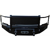 Iron Cross Bumper 1-Piece Heavy Duty Grill Steel Black - 2431514