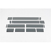 Putco Rocker Panel Molding - Polished Stainless Steel Black Set of 14 - 9751204BP