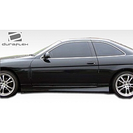 Extreme Dimensions Side Skirt - Primered Fiberglass Reinforced Plastic Black Set of 2 - 101185