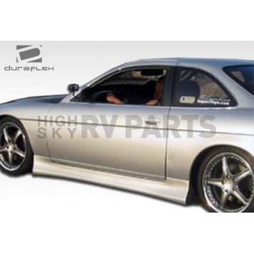 Extreme Dimensions Side Skirt - Primered Fiberglass Reinforced Plastic Black Set of 2 - 101185-2