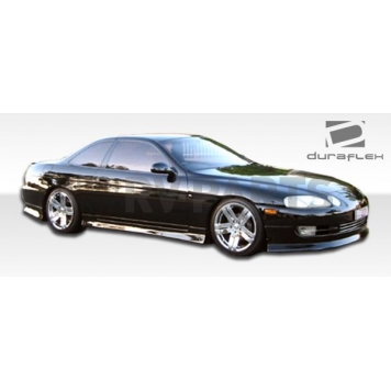 Extreme Dimensions Side Skirt - Primered Fiberglass Reinforced Plastic Black Set of 2 - 101185-4