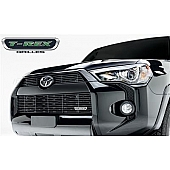 T-Rex Truck Products Grille Insert - Horizontal Bar Rectangular Black Powder Coated Aluminum - 21949B