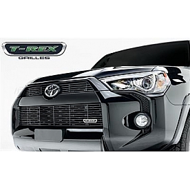 T-Rex Truck Products Grille Insert - Horizontal Bar Rectangular Black Powder Coated Aluminum - 21949B