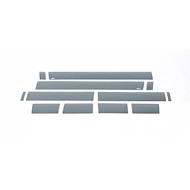 Putco Rocker Panel Molding - Polished Stainless Steel Black Set of 12 - 9751205BP