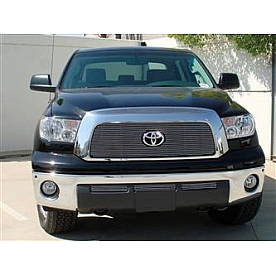 T-Rex Truck Products Grille Insert - Horizontal Bar Rectangular Polished Aluminum - 21959