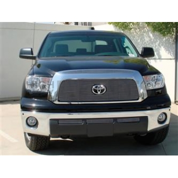 T-Rex Truck Products Grille Insert - Horizontal Bar Rectangular Polished Aluminum - 21959
