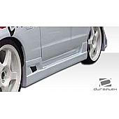 Extreme Dimensions Side Skirt - Primered Fiberglass Reinforced Plastic Black Set of 2 - 101248