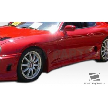 Extreme Dimensions Side Skirt - Primered Fiberglass Reinforced Plastic Black Set of 2 - 101329-1