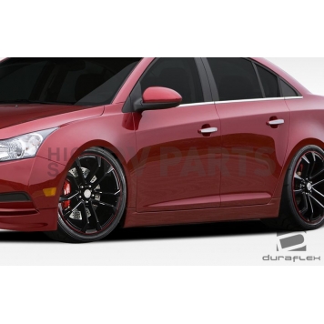 Extreme Dimensions Side Skirt - Primered Fiberglass Reinforced Plastic Black Set of 2 - 107618