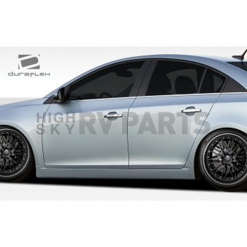 Extreme Dimensions Side Skirt - Primered Fiberglass Reinforced Plastic Black Set of 2 - 107618-1