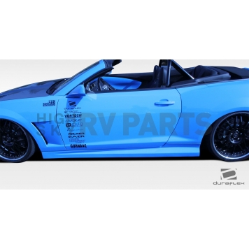 Extreme Dimensions Side Skirt - Primered Fiberglass Reinforced Plastic Black Set of 2 - 107641-1