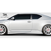 Extreme Dimensions Side Skirt - Primered Fiberglass Reinforced Plastic Black Set of 2 - 107648