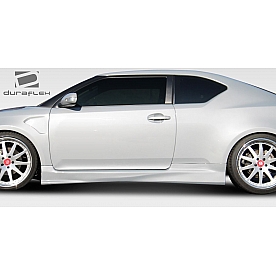 Extreme Dimensions Side Skirt - Primered Fiberglass Reinforced Plastic Black Set of 2 - 107648
