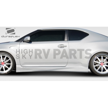 Extreme Dimensions Side Skirt - Primered Fiberglass Reinforced Plastic Black Set of 2 - 107648