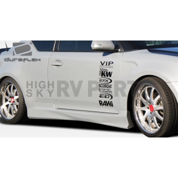 Extreme Dimensions Side Skirt - Primered Fiberglass Reinforced Plastic Black Set of 2 - 107648-2