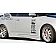 Extreme Dimensions Side Skirt - Primered Fiberglass Reinforced Plastic Black Set of 2 - 107648