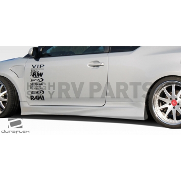Extreme Dimensions Side Skirt - Primered Fiberglass Reinforced Plastic Black Set of 2 - 107648-3