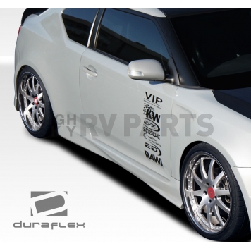 Extreme Dimensions Side Skirt - Primered Fiberglass Reinforced Plastic Black Set of 2 - 107648-6