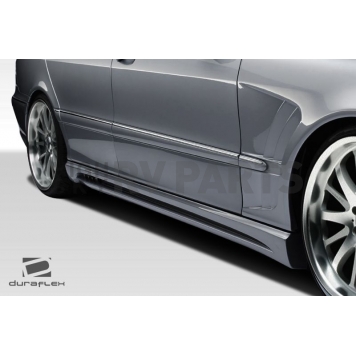 Extreme Dimensions Side Skirt - Primered Fiberglass Reinforced Plastic Black Set of 2 - 107720-1
