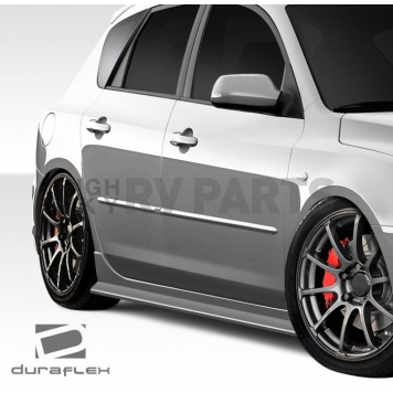Extreme Dimensions Side Skirt - Primered Fiberglass Reinforced Plastic Black Set of 2 - 107762
