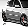 Extreme Dimensions Side Skirt - Primered Fiberglass Reinforced Plastic Black Set of 2 - 107762