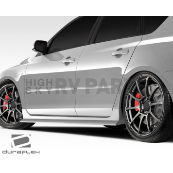 Extreme Dimensions Side Skirt - Primered Fiberglass Reinforced Plastic Black Set of 2 - 107762-1