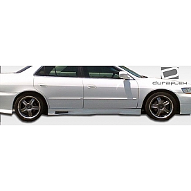 Extreme Dimensions Side Skirt - Primered Fiberglass Reinforced Plastic Black Set of 2 - 101986