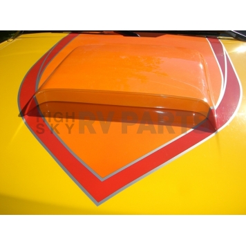 Street Scene Hood Scoop - Cowl Style Bare Fiberglass Primered - 95070992