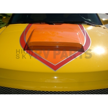 Street Scene Hood Scoop - Cowl Style Bare Fiberglass Primered - 95070992-1