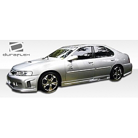 Extreme Dimensions Side Skirt - Primered Fiberglass Reinforced Plastic Black Set of 2 - 102020
